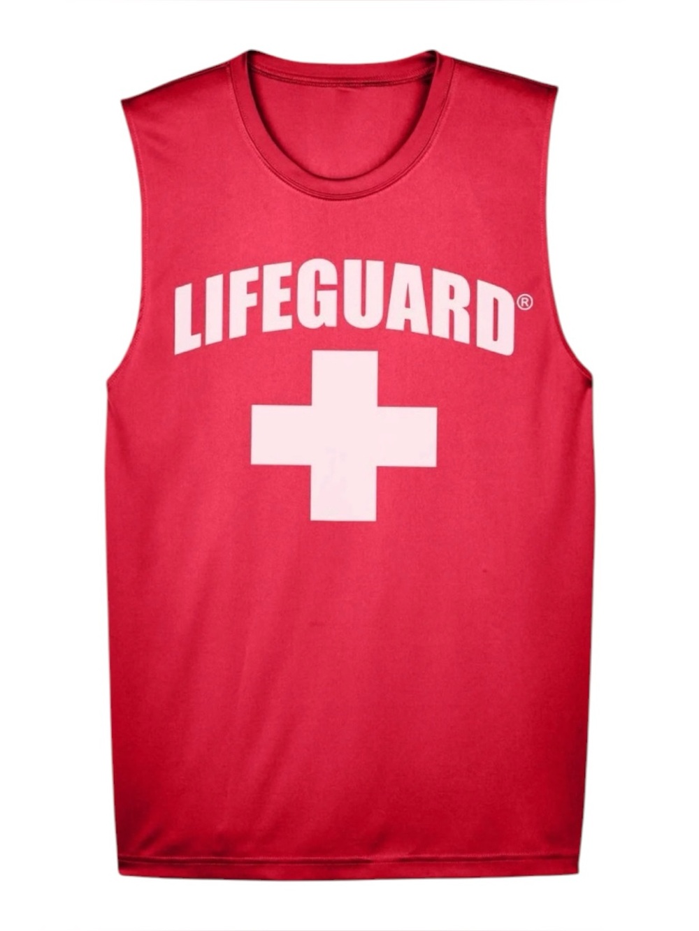 LIFEGUARD Officially Licensed Mens Performance Muscle Tank Moisture Wicking - Picture 3 of 4